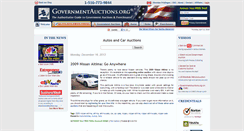 Desktop Screenshot of cars.governmentauctions.org